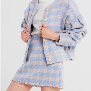 Storets lori houndstooth mini skirt